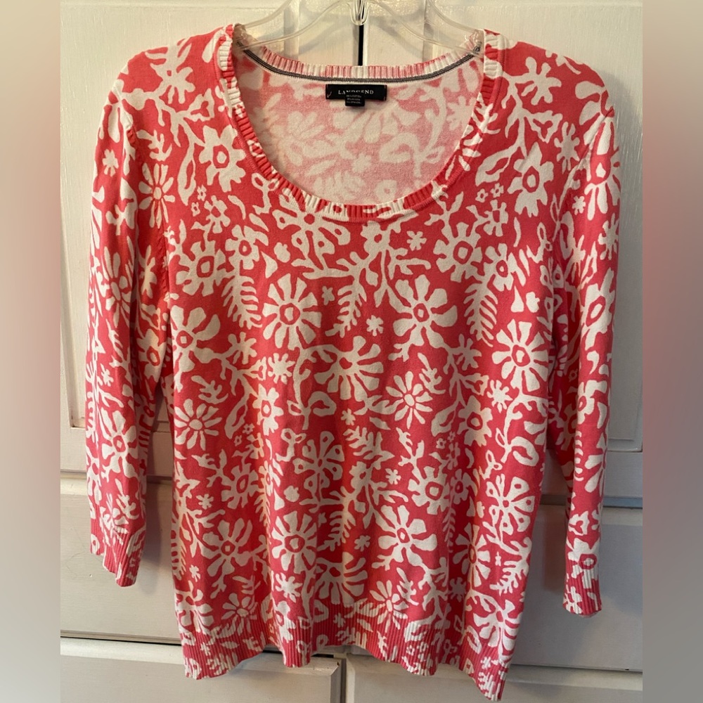 Land’s End sweater knit top Ladies size Medium (10-12)